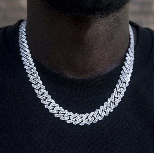 Diamond Prong Link Chain