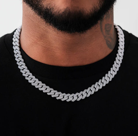 Diamond Prong Link Chain