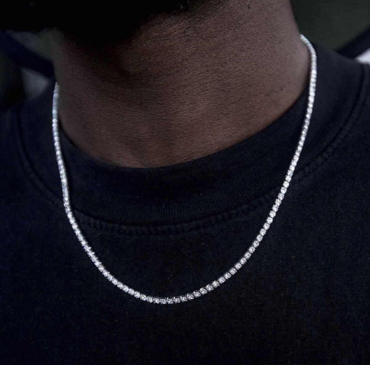 Micro Tennis Necklace